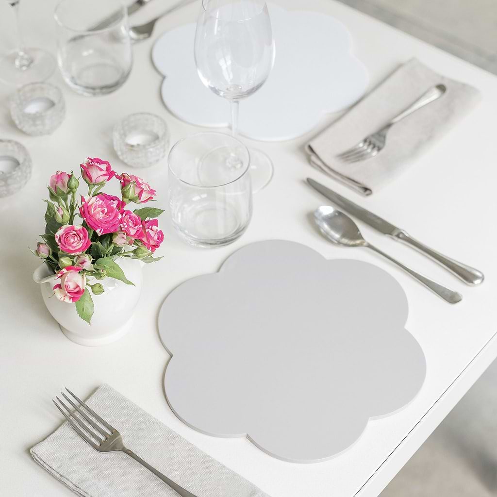 Bordstabletter i chiffonglack – 4 st