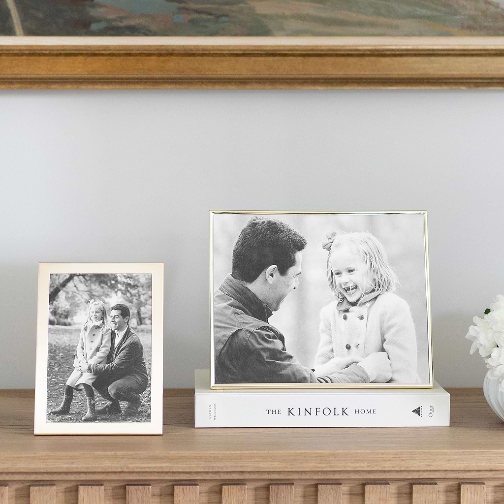 Gold Plated Frame with Square Corners