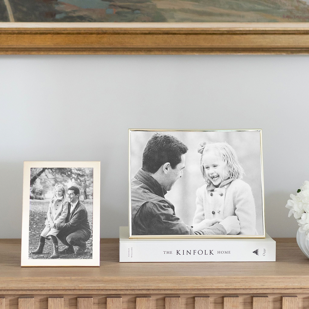 Gold Plated Frame with Square Corners