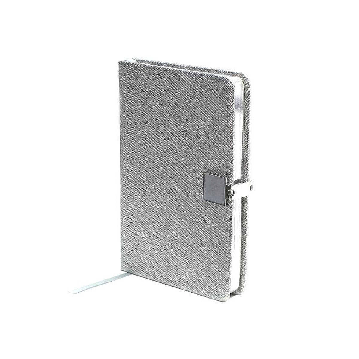 Carnet de notes A6 argenté et argenté