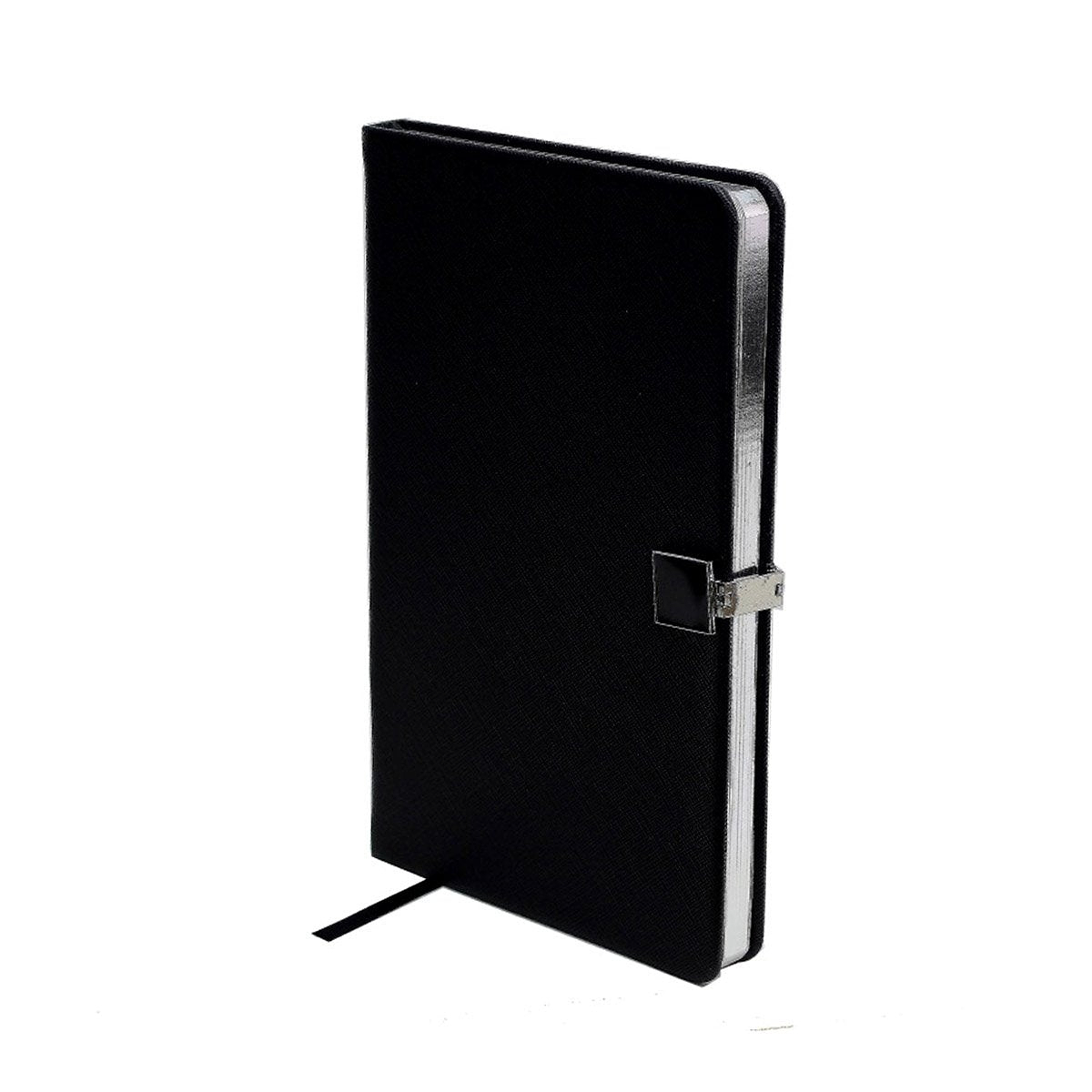 Cahier A5 noir et argent