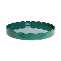 Racing Round Large Lacquered Scallop Tray