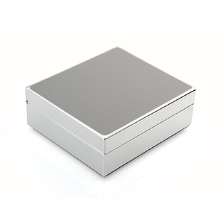 Chiffon Enamel & Silver Box