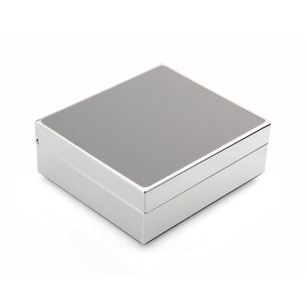 Chiffon Enamel & Silver Box