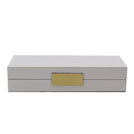 Chiffon Lacquer Box With Gold