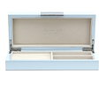Light Blue Lacquer Box With Silver - Boxes & Pots - Addison Ross