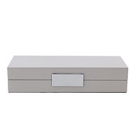 Chiffon Lacquer Box With Silver