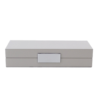 Chiffon Lacquer Box With Silver