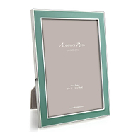 Duck Egg Enamel & Silver Frame