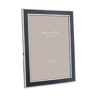Grey Carbon Fibre & Silver 15mm Photo Frame