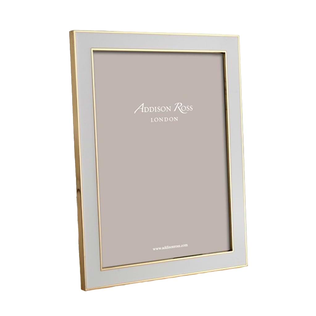 Chiffon Enamel & Gold Frame