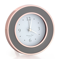 Rose Gold & Taupe Alarm Clock