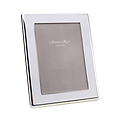 White Enamel & Silver Curve Frame