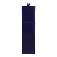 Navy Square Pillar Salt or Pepper Mill