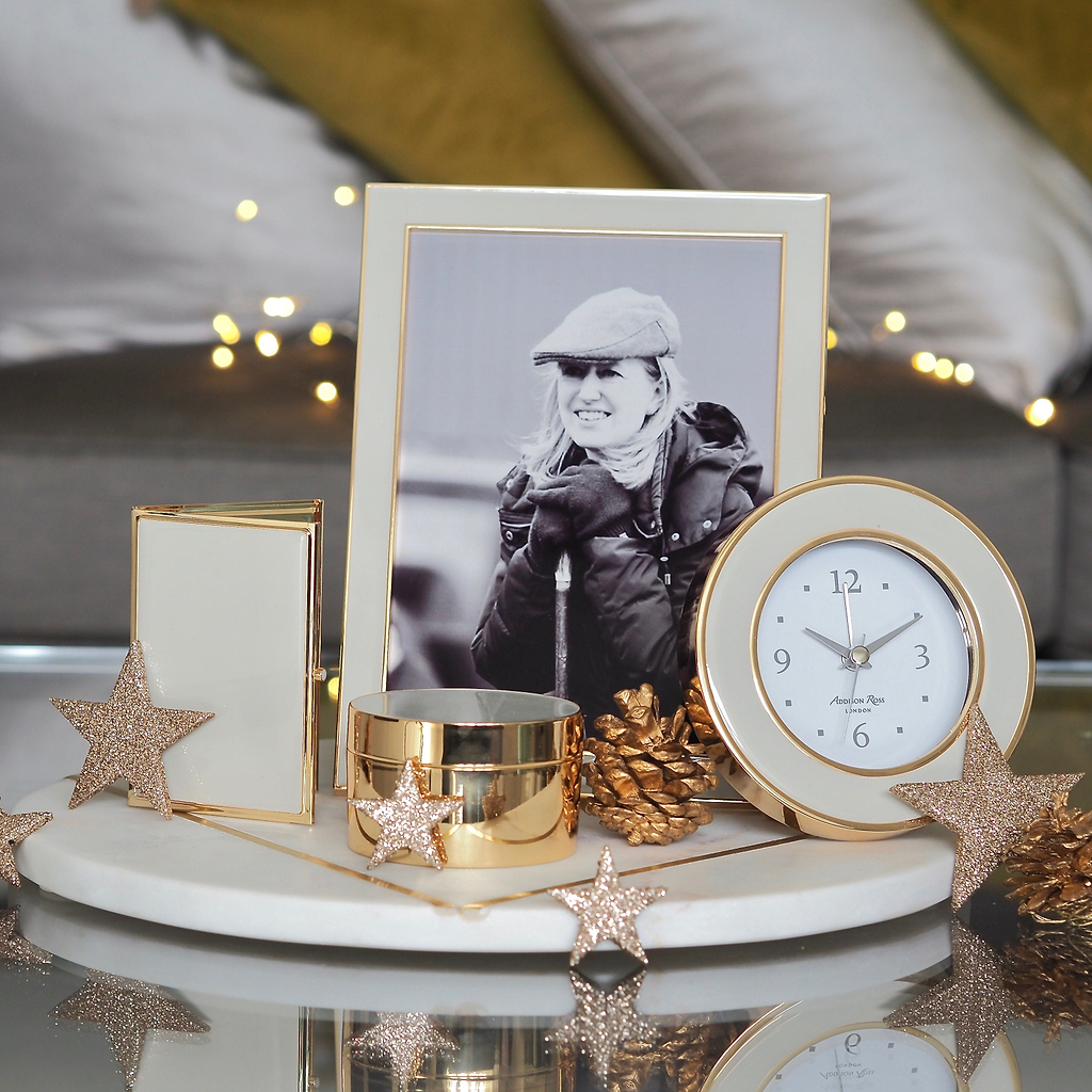Chiffon & Gold Travel Frame
