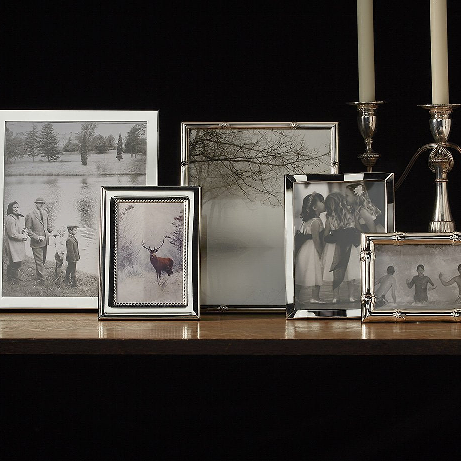 Flat Fronted Silver Plated Photo Frame