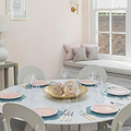 Limited Edition Chambray Blue Lacquer Placemats – Set of 4 - Addison Ross Ltd UK