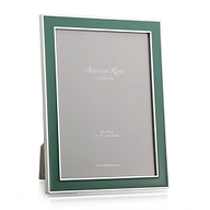 Fern Green Enamel & Silver Frame