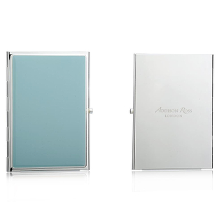 Blue & Silver Plate Travel Frame