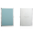 Blue & Silver Plate Travel Frame - Enamel Frame - Addison Ross