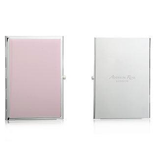 Pink & Silver Plate Travel Frame