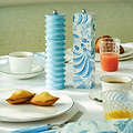 Palm Beach Blue Square Pillar Salt or Pepper Mill