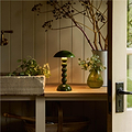 Khaki Lacquer Rechargeable Bobbin LED Lamp