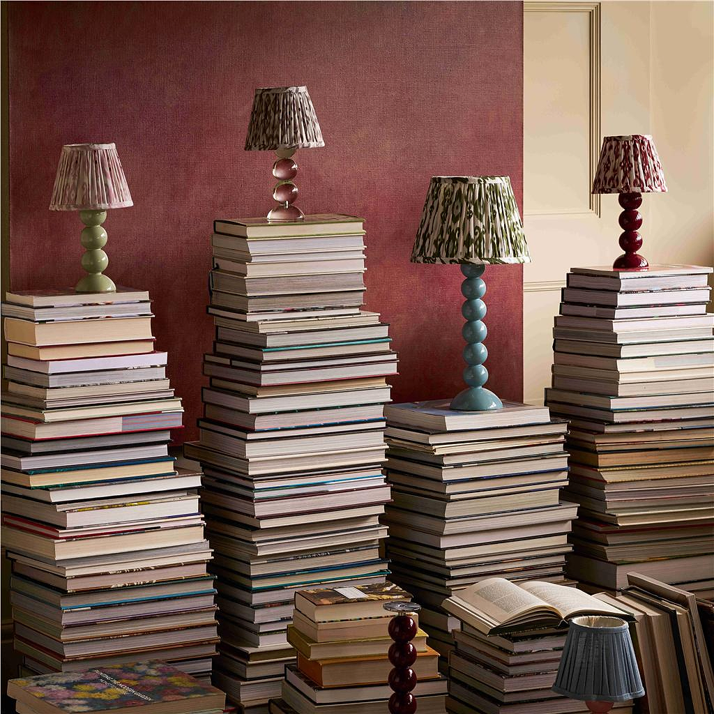 Ikat Empire Khaki & Sage Lampshade - 25cm