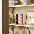 Aubergine Bobbin Lacquer Salt or Pepper Mill