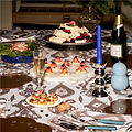 Chocolate Lacquer Placemats - Set of 4