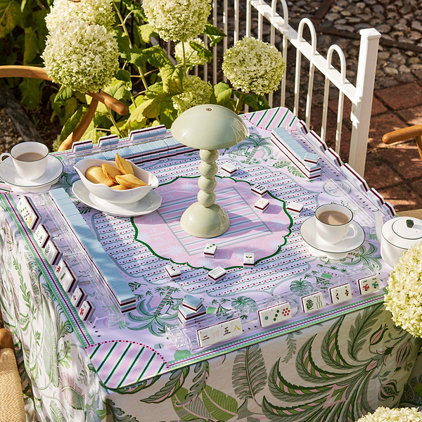 Palm Beach Green Mahjong Mat