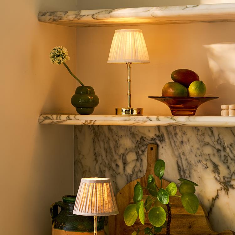 White Empire Lampshade - 6"
