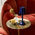 Navy Scallop Rechargeable LED Lamp