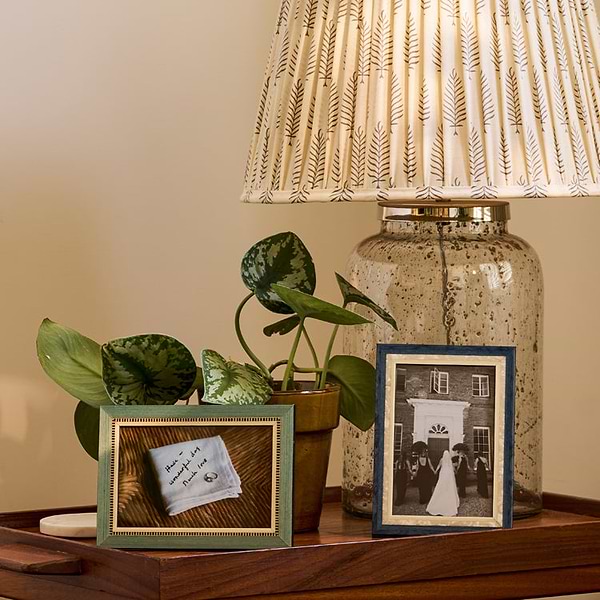 Blue Studio Mother of Pearl Marquetry Frame