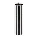 Black Striped Column Salt or Pepper Mill