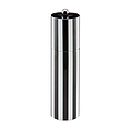 Black Striped Column Salt or Pepper Mill