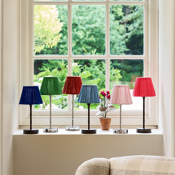 Bamboo Rechargeable Lamp and Shade