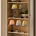 Bamboo Rechargeable Lamp and Shade