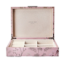 Large Pink Chinoiserie Box with Silver