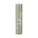 Grey Chinoiserie Candlestick