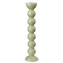 Extra Tall Sage Bobbin Candlestick - 33cm