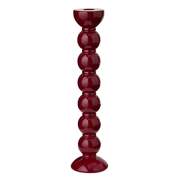 Extra Tall Cherry Bobbin Candlestick - 33cm