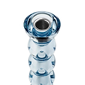 Icy Bobbin Candlestick Blue 23cm
