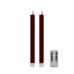 Cherry Wax LED Candles - Set of 2