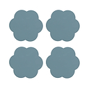 Chambray Blue Coasters – Set of 4