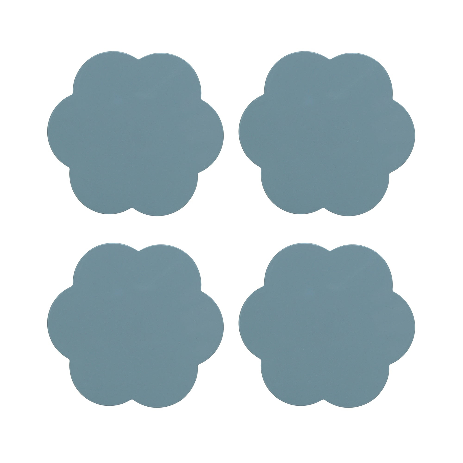 Chambray Blue Coasters – Set of 4