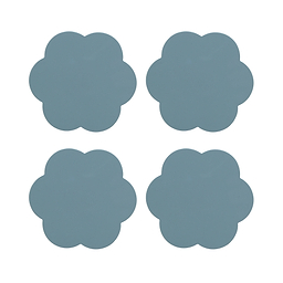 Chambray Blue Coasters – Set of 4
