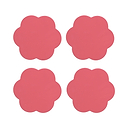 Watermelon Pink Coasters – Set of 4