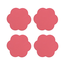 Watermelon Pink Coasters – Set of 4