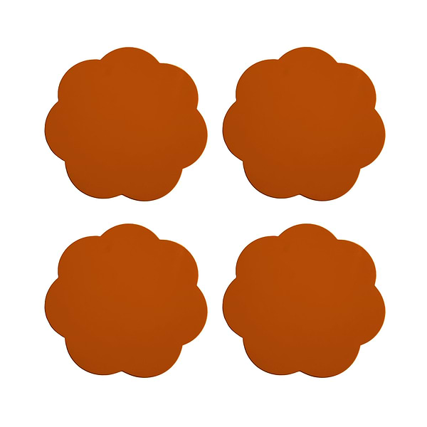Orange Coasters – Set of 4